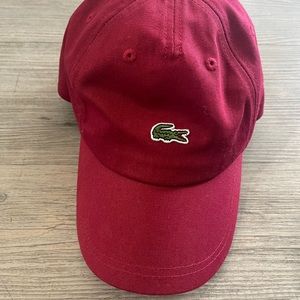 Lacoste Cap - Burgandy - UNISEX